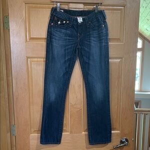 True Religion Women's Dark Blue Boot Cut Jeans